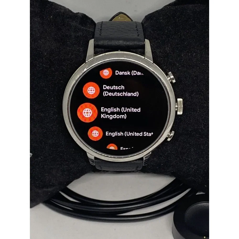 Fossil Gen 4 Authentic Digital Dial Smart Watch Custom Band FTW6017 AB200